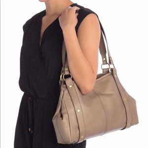 HOBO Pinion leather shoulder bag